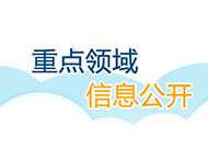 重點領域信息公開